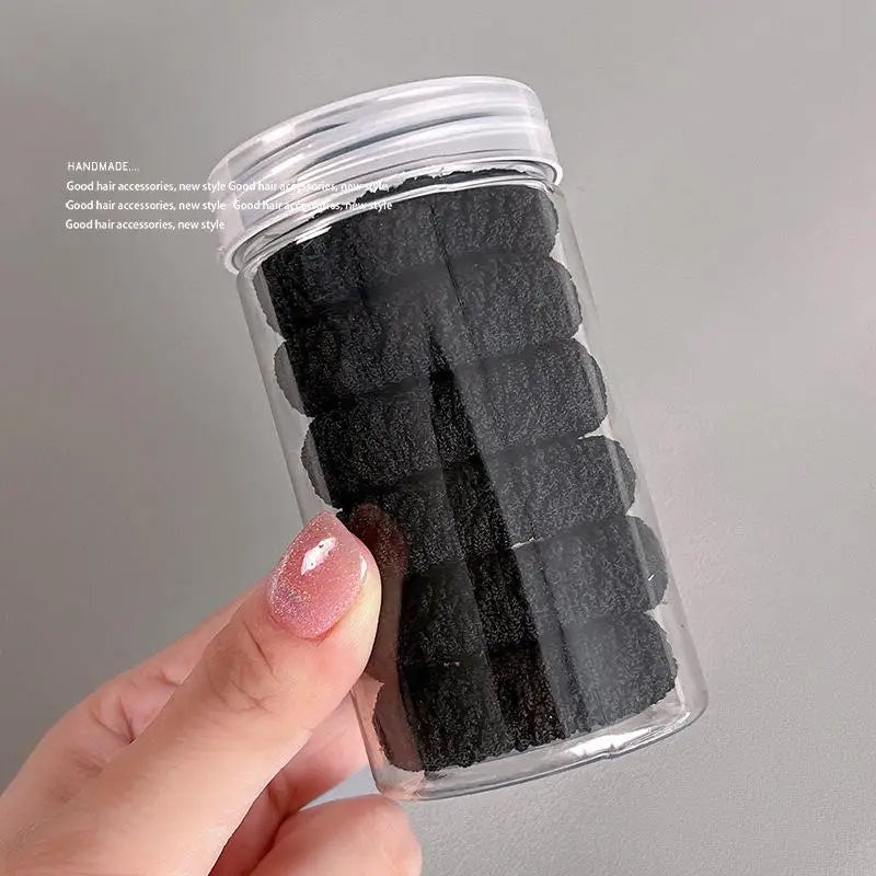 HairTies,High Elasticity Durable Hair Scrunchies - Seamless, Thick Knit Ponytail Holders in Assorted Colors