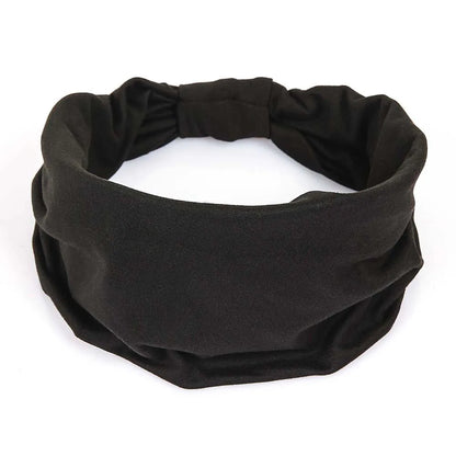 Wide Headbands For Women Non Slip Soft Elastic Hair Bands Yoga Running Sports Workout Gym Head Wraps Turbans Bandana