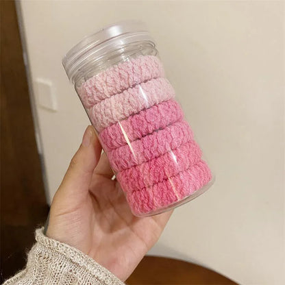 HairTies,High Elasticity Durable Hair Scrunchies - Seamless, Thick Knit Ponytail Holders in Assorted Colors