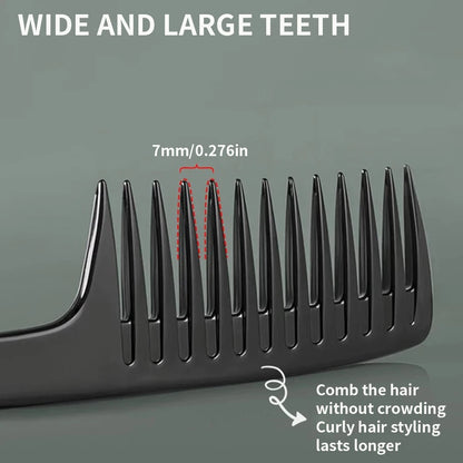 Wide-Tooth Curly Hair Comb for Women Durable Large Size Comb And Wash Hair Styling Tool for Long Hair Household Use Perm Style
