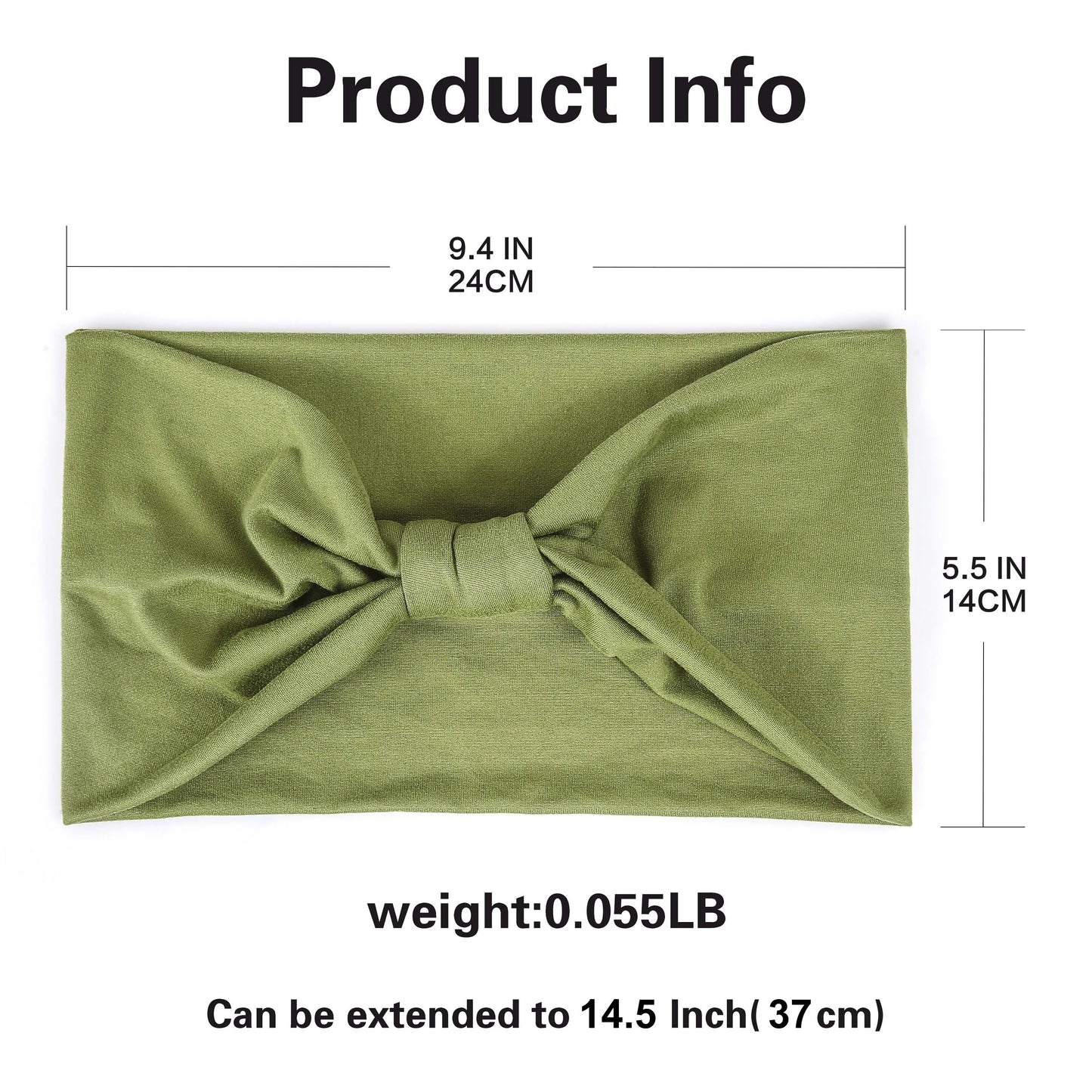 Wide Headbands For Women Non Slip Soft Elastic Hair Bands Yoga Running Sports Workout Gym Head Wraps Turbans Bandana