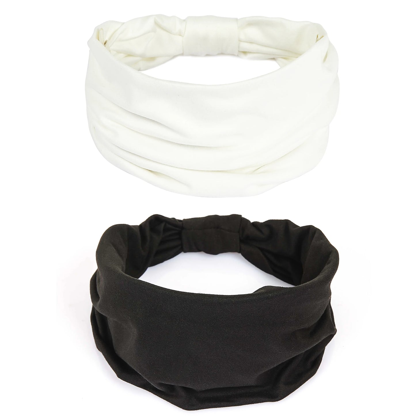 Wide Headbands For Women Non Slip Soft Elastic Hair Bands Yoga Running Sports Workout Gym Head Wraps Turbans Bandana