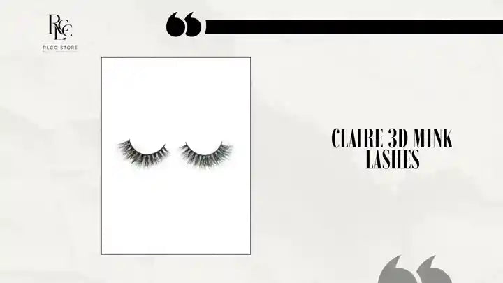 Claire 3D Mink Lashes by@Outfy