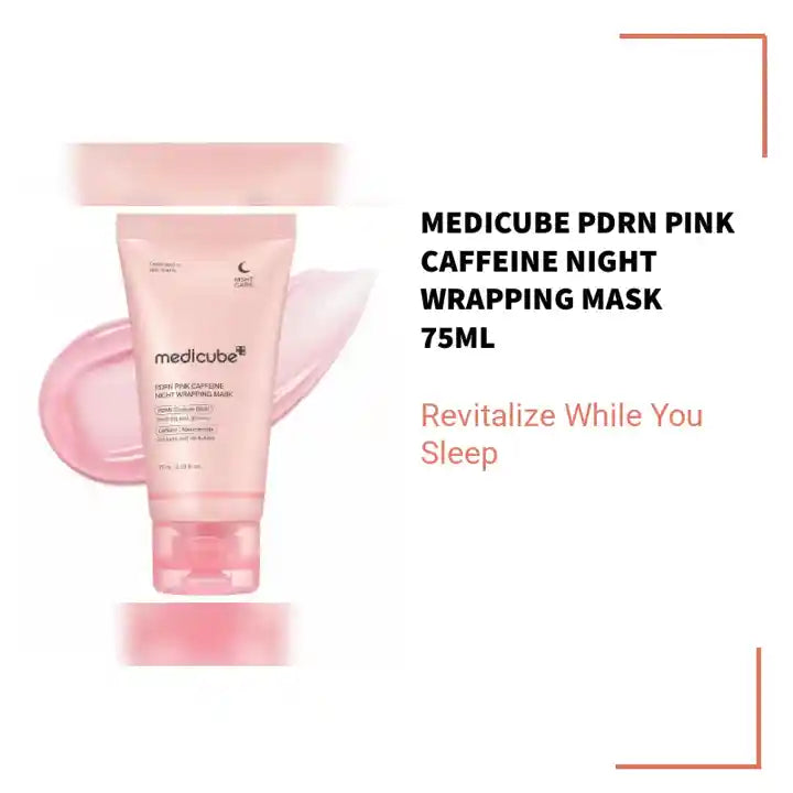 MEDICUBE PDRN Pink Caffeine Night Wrapping Mask 75ml by@Outfy